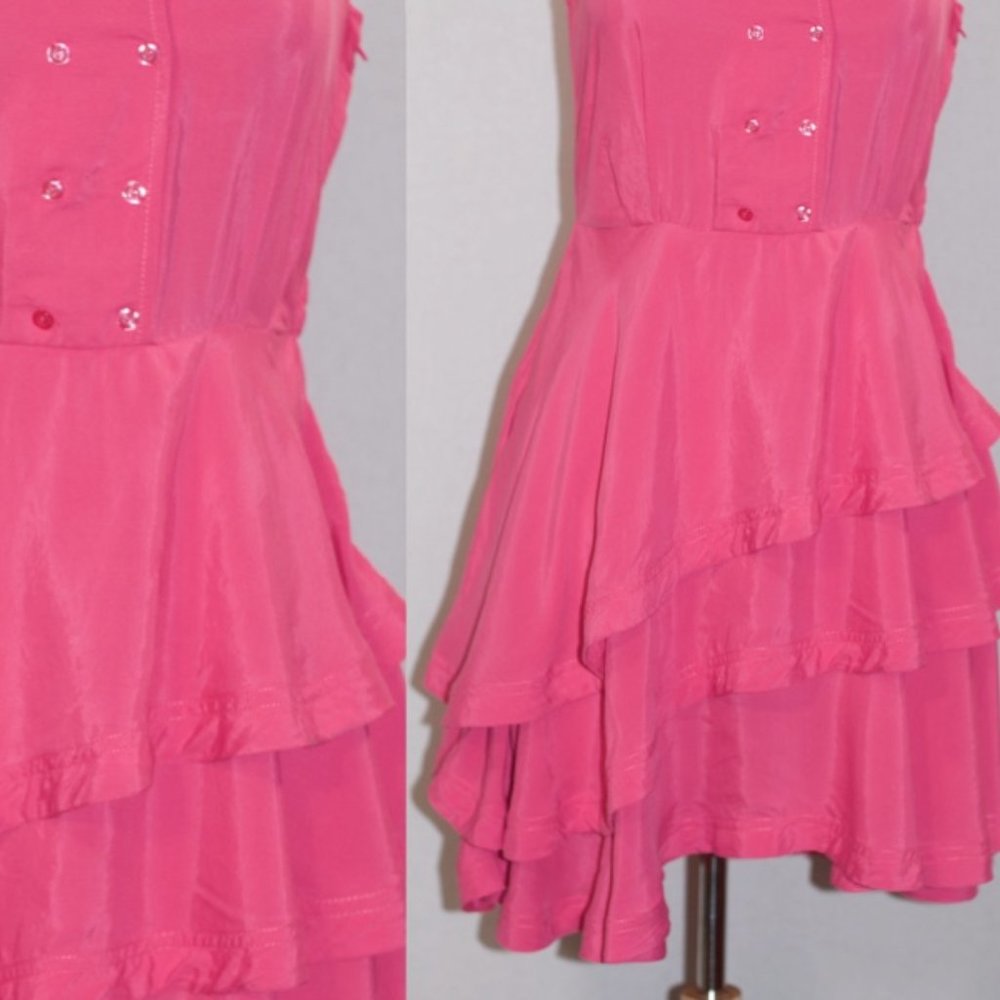 Pink Ruffle Dress - Picture 11 of 12